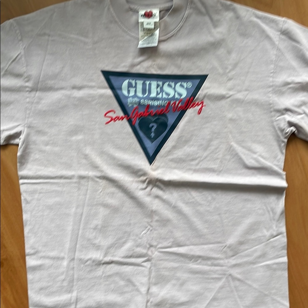 88rising Guess Purple Short Sleeve Tee with Iconic Logo